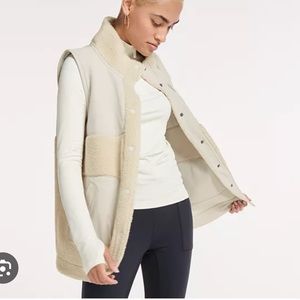 💝 FLX Boucle Mixed Media Vest S